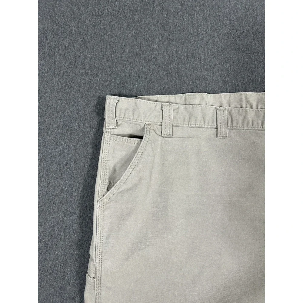Carhartt Men's Relaxed Fit Utility Canvas Shorts Khaki Size 52